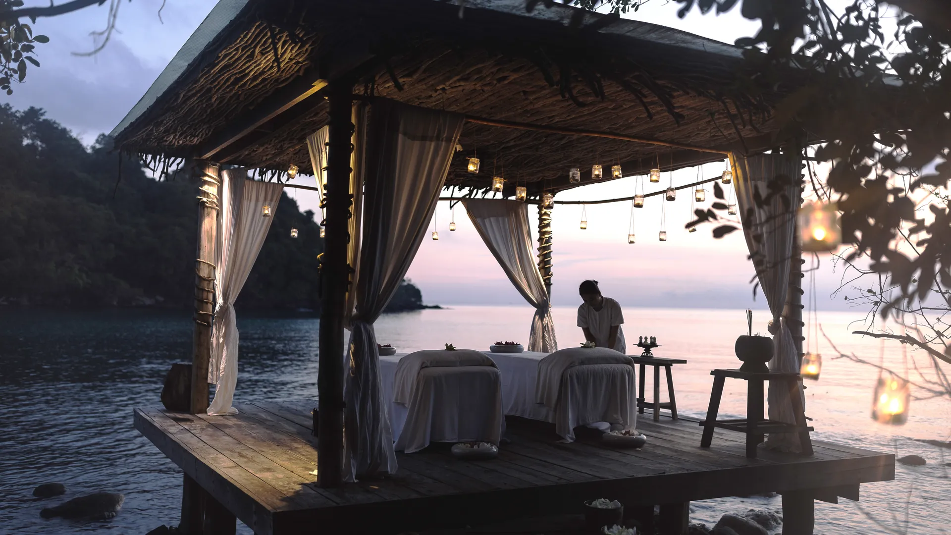 Massage am Meer