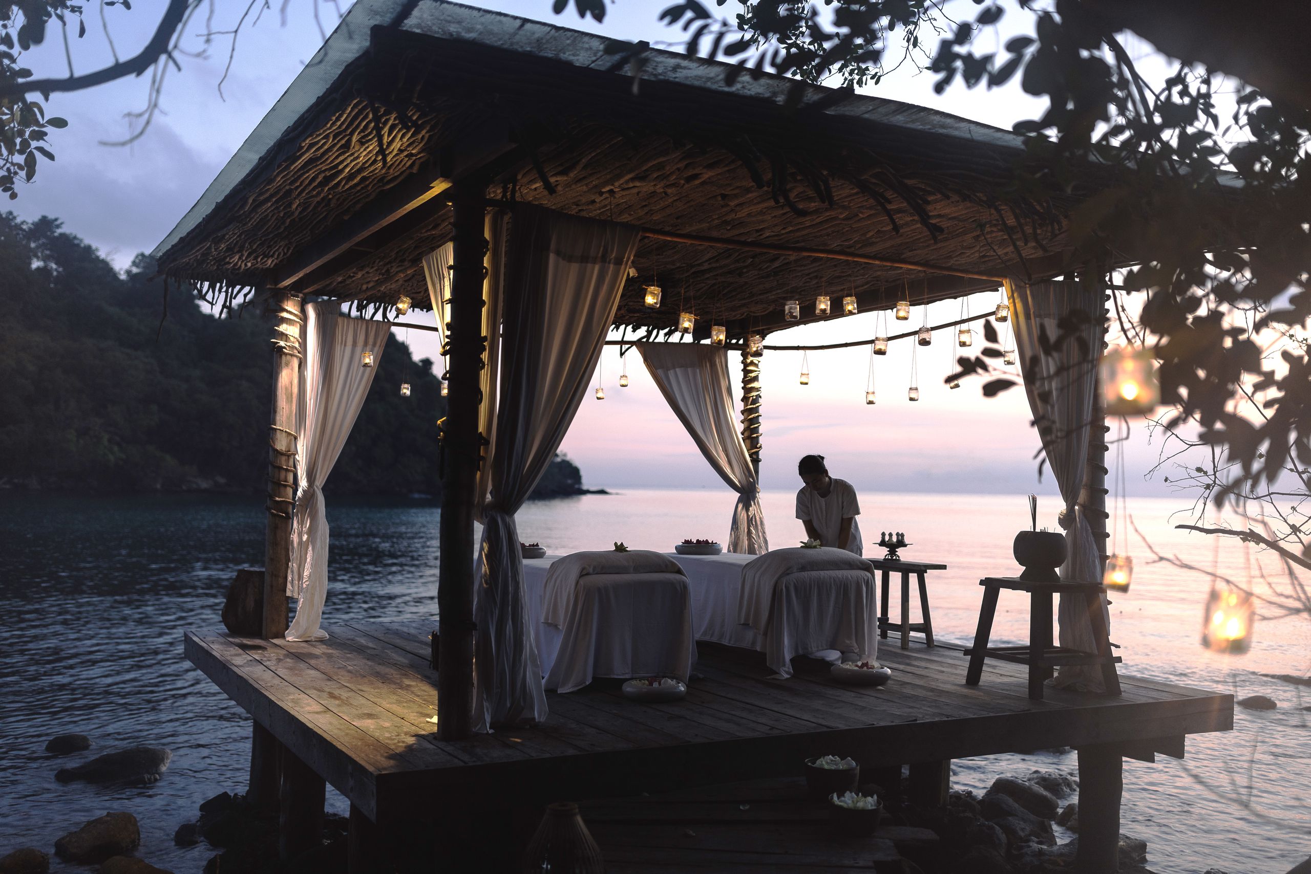 Massage am Meer