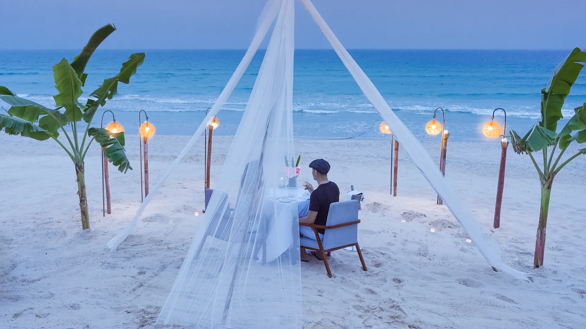 Private Dinner am Strand
