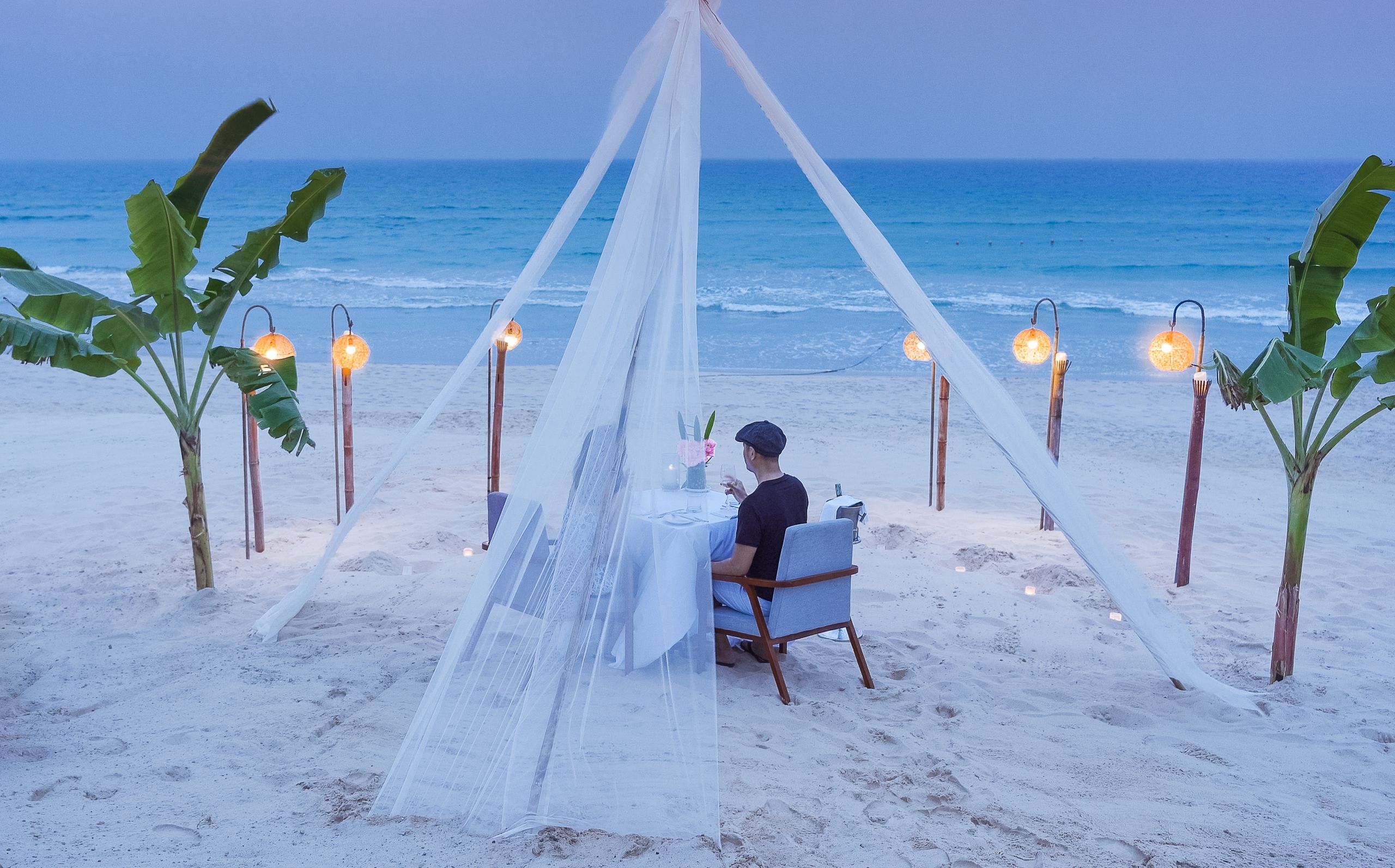 Private Dinner am Strand